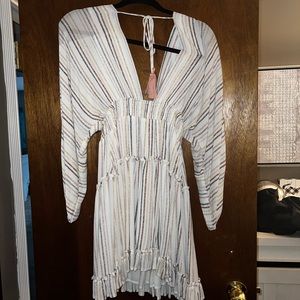 Long sleeve flowy dress